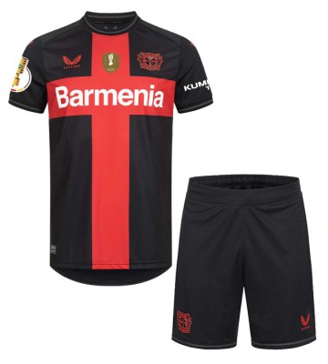 Bayer Leverkusen Primera Equipación Niños 2023-24 Manga Corta (+ Pantalones cortos)